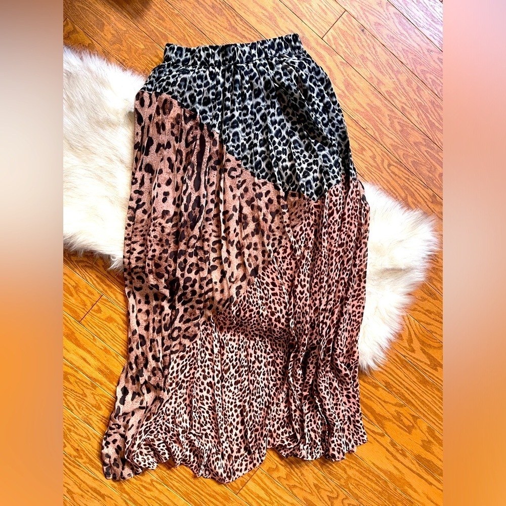 Yellow Submarine Leopard Skirt